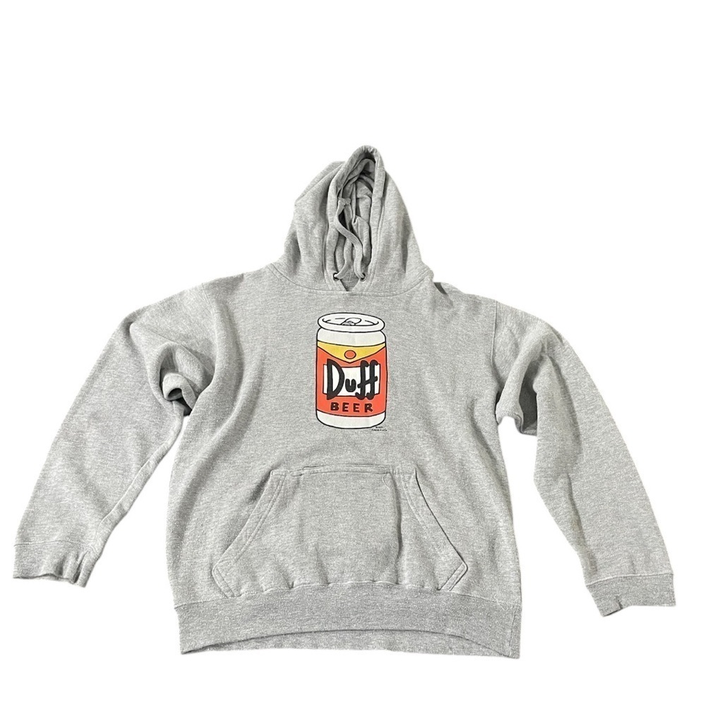 The Simpsons Gray Duff Beer Jacket Size Small
